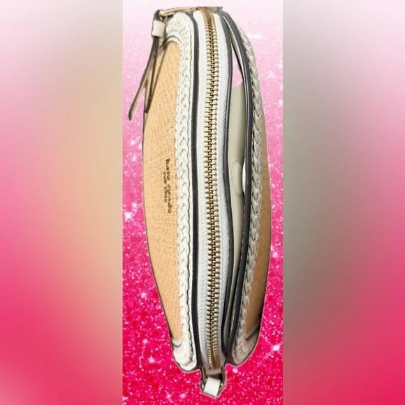 Kate Spade Reiley Straw Dome Crossbody Bag
NWOT Combo Raffia & Saffiano Leather - Picture 9 of 17